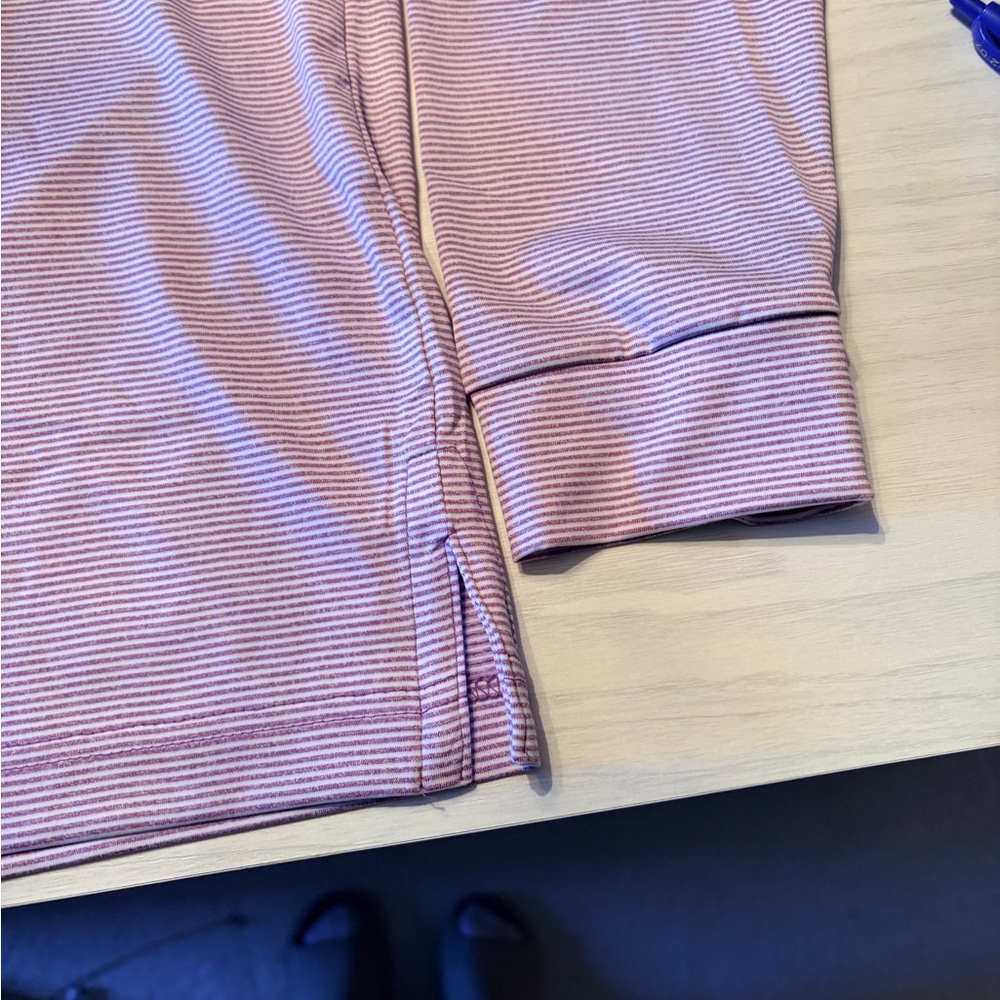 Rhoback “The Whaler” Men's Long-Sleeve Lavendar Polo - Picture 6 of 15